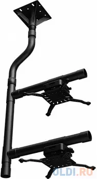 [PRTWIN] Крепление Wize Pro PRTWIN для двух, расположенных один над другим, максимальное расстояния между крепежными отверстиями 537 мм, наклон +/-15°