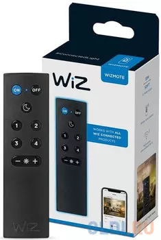 Пульт WiZ Remote Control с батарейками, 50 000 циклов включений/выключений