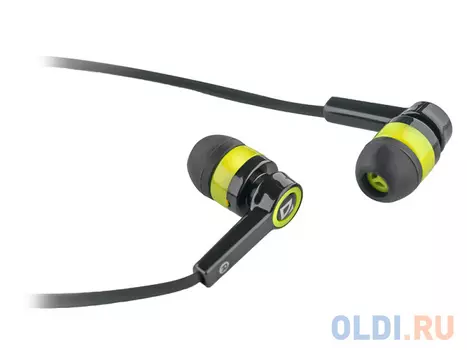 Гарнитура Defender Pulse-420 Black/yellow 4-пин 3,5 мм jack, кабель-1,2м