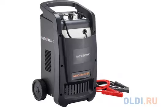 Пуско-зарядное устройство WIEDERKRAFT WDK-Start400 запуск авто и зарядки акк. 12/24в, 220в,Вес 17кг