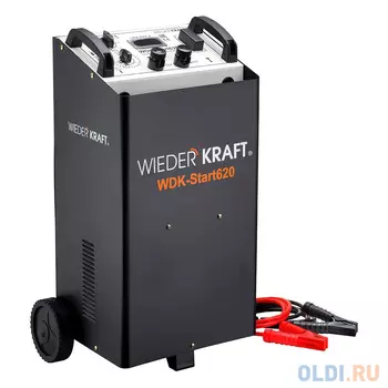 Пуско-зарядное устройство WIEDERKRAFT WDK-Start620 12/24в, 220в,Вес 28кг макс. пуск. ток 620 А.