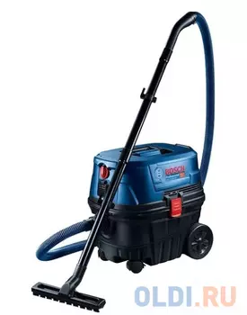 Пылесос BOSCH GAS 12-25 PL (060197C100) сух/влаж, 25 л, 1250 Вт, L, 65 л/с