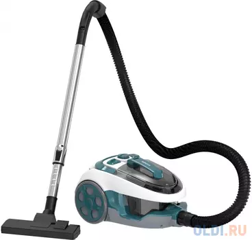 Пылесос Hyundai HYV-C3500 2220Вт белый/бирюзовый