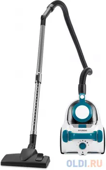 Пылесос Hyundai HYV-C5460 2200Вт белый/бирюзовый