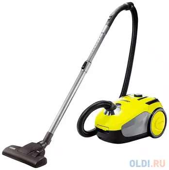 Пылесос Karcher VC 2 (ERP)*EU-I, 1100 Вт., с мешком для сбора пыли, шнур 7,5 м., желтый