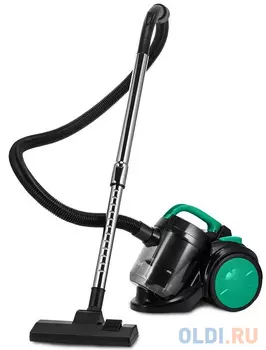 Пылесос Kitfort КТ-5286 1200Вт черный/зеленый