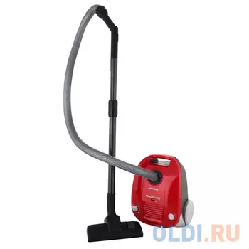 Пылесос Samsung VCC4181V37, 1800 Вт, с мешком для пыли, красный