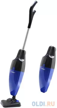 Пылесос вертикальный Ginzzu VS121, 1200 Вт., 2 в1, без мешка, синий