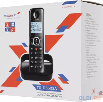 Р/Телефон Dect Texet TX-5605A черный АОН