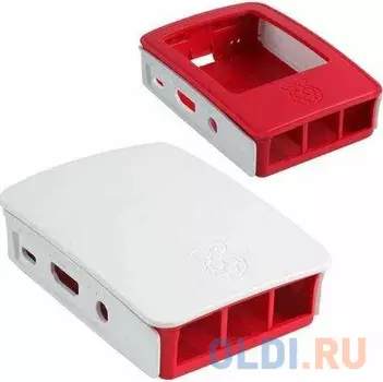 RA129 Корпус ACD Red+White ABS Plastic case for Raspberry Pi 3 B/B+ (аналог арт.54201)(RASP1952) RA129 Корпус ACD Red+White ABS Plastic case for R