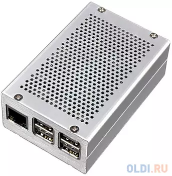 RA193 Корпус ACD Heat Dispersion Metal Aluminium Alloy Case for Raspberry Pi 3, Silver