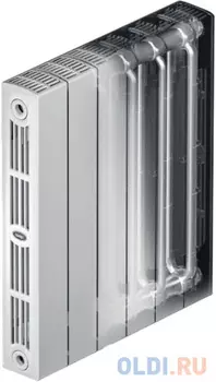 Радиатор биметаллический RIFAR SUPReMO 500-4 Ду 3/4 (RAL 5024)