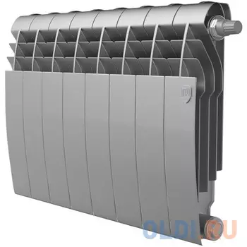 Радиатор Royal Thermo BiLiner 350 /Silver Satin VR - 8 секц.