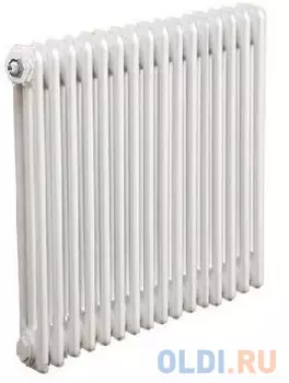 Радиатор труб. Zehnder Charleston Retrofit 2056, 22 сек.1/2 бок.подк. RAL9016 (кроншт.в компл)