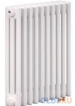 Радиатор труб. Zehnder Charleston Retrofit 3037, 24 сек.1/2 бок.подк. RAL9016 (кроншт.в компл)