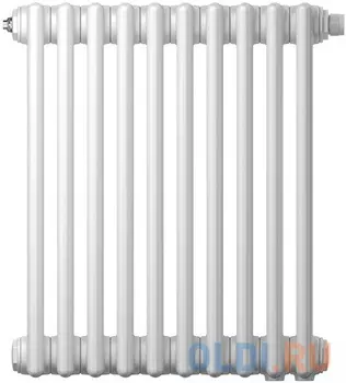 Радиатор труб. Zehnder Charleston Retrofit 3057, 28 сек.1/2 ниж.подк. RAL9016 (кроншт.в компл)