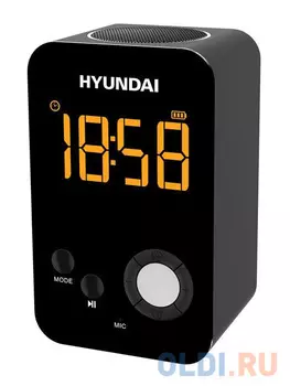 Радиобудильник Hyundai H-RCL300 чёрный