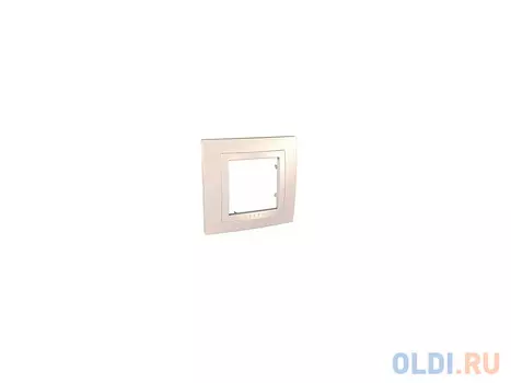 Рамка 1 пост бежевый Schneider Electric MGU2.002.25