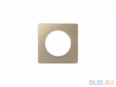 Рамка 1 пост полированная бронза ODACE S52P802L