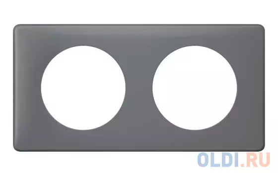 Рамка 2-постовая Legrand Celiane Фиолетовая перкаль 66732