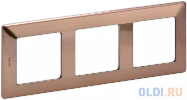 Рамка 3-постовая Legrand Valena Life Медь 754163