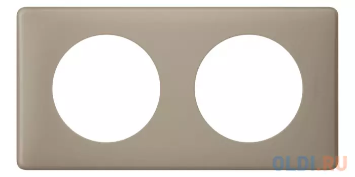 Рамка Legrand Celiane 2 поста серый перкаль 66722