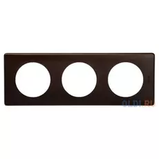 Рамка Legrand Celiane 3 поста черный перкаль 66743