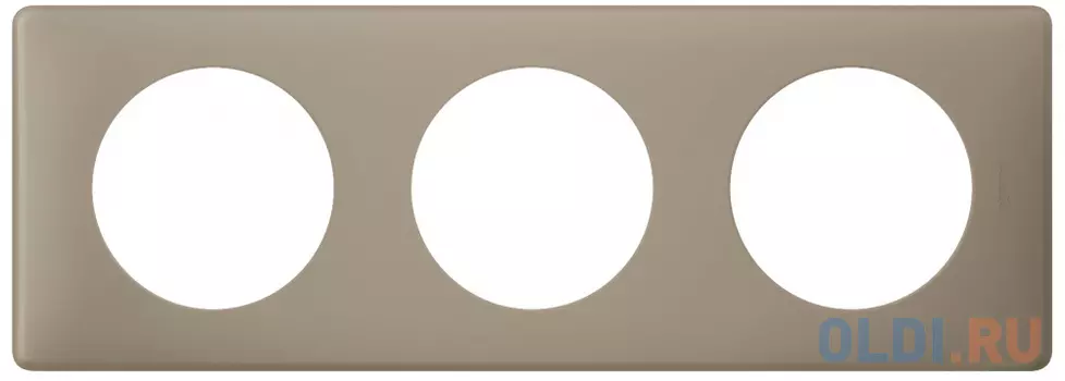 Рамка Legrand Celiane 3 поста серый перкаль 66723