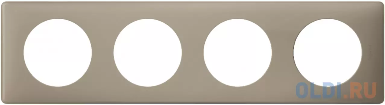 Рамка Legrand Celiane 4 поста грэй перкаль 66724