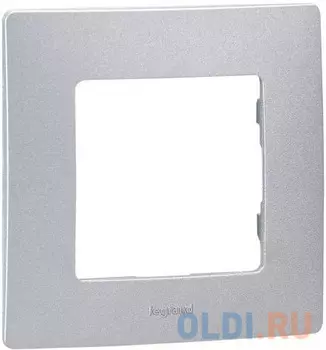 Рамка Legrand Etika 1 пост алюминий 672551