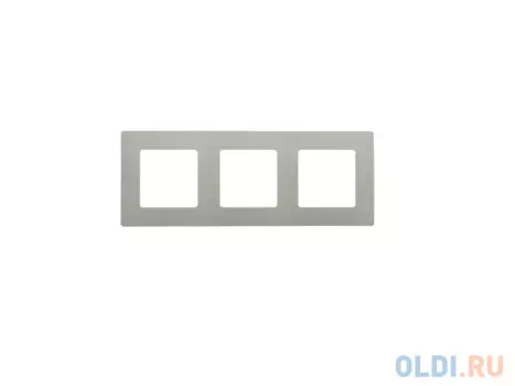 Рамка Legrand Etika 3 поста серый 672523