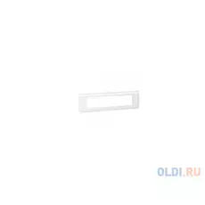 Рамка Legrand mosaic 8 постов горизонтальная белая 78818