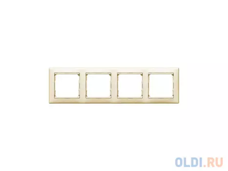 Рамка Legrand Valena 4 поста слоновая кость 774354