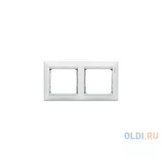 Рамка Legrand Valena двухместная белая 774452