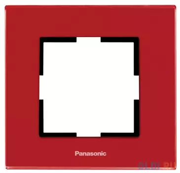 Рамка Panasonic Karre Plus WKTF08013GC-RU декоративная 1x стекло бордовый (упак.:1шт)