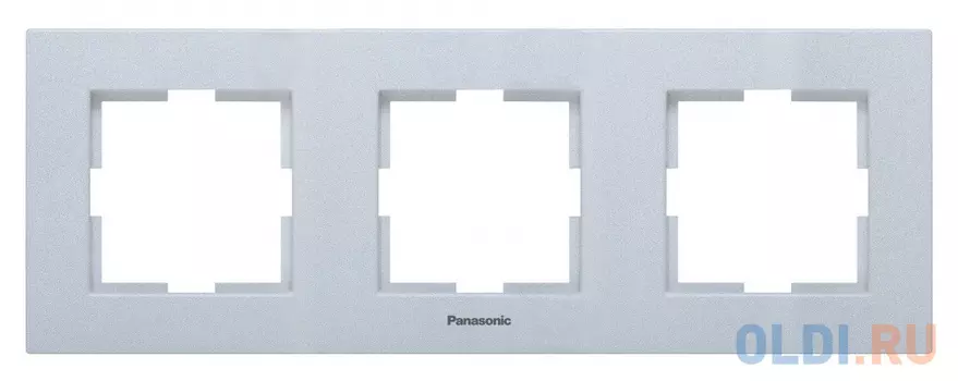 Рамка Panasonic Karre Plus WKTF08033AR-RU 3x горизонтальный монтаж металл бронза (упак.:1шт)