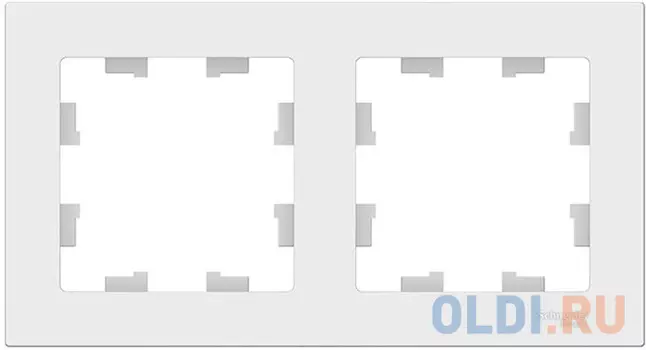 Рамка SCHNEIDER ELECTRIC ATN000102 2-м atlas design универс. бел.