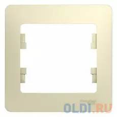 Рамка SCHNEIDER ELECTRIC GSL000201 Glossa 1-м беж.
