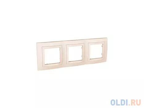 Рамка Schneider Electric с декоративным элементом 3 поста MGU2.006.25