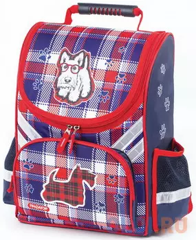 Ранец для учениц начальной школы ПИФАГОР, Скотч-терьер, 36х28х15 см, 227932