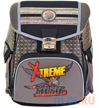 Ранец с анатомической спинкой Action! КАК ПРИРУЧИТЬ ДРАКОНА-2 серый DR-ASB2019/1 DR-ASB2019/1