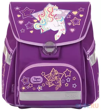 Ранец с анатомической спинкой Tiger Enterprise Dyna Juniors Collection Pony 17 л фиолетовый 1709/B/TG