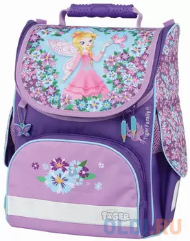Ранец TIGER FAMILY (ТАЙГЕР) для учениц начальной школы, Nature Quest, Фея, 35х31х19 см, TGNQ-006A