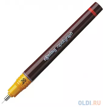 Рапидограф Rotring 0.20мм съемный пишущий узел/заправка тушь сменный картридж 1903236