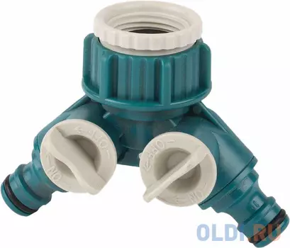 Распределитель двухканальный (резьба внешняя-соединитель), RACO "Original" 4250-55256C, 3/4"x1"