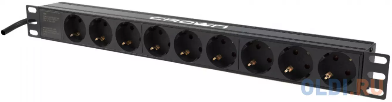 Распределитель питания Crown CMPDU-17 9 розеток 2 м