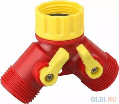 Распределитель внешний, GRINDA 8-426310, "резьба внешняя 3/4" - резьба внутренняя 3/4", из ударопрочной пластмассы