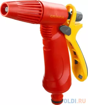 Распылитель GRINDA поливочный пластиковый, тип пистолетный, регулируемое сопло