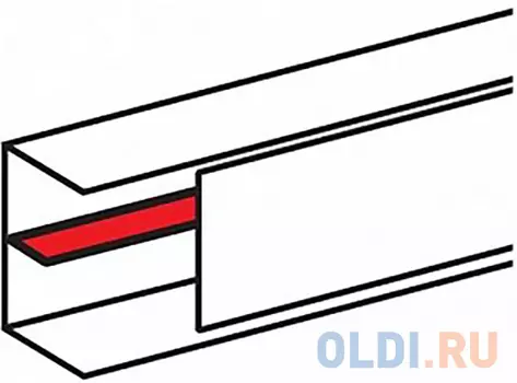 Разделительная перегородка Legrand dlp-секционируемая 50х80/105/150 2м белая 10582