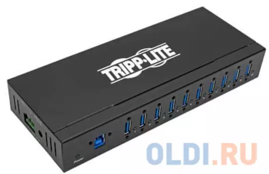 Разветвитель USB 3.0 Tripplite U360-010-IND 10порт. черный
